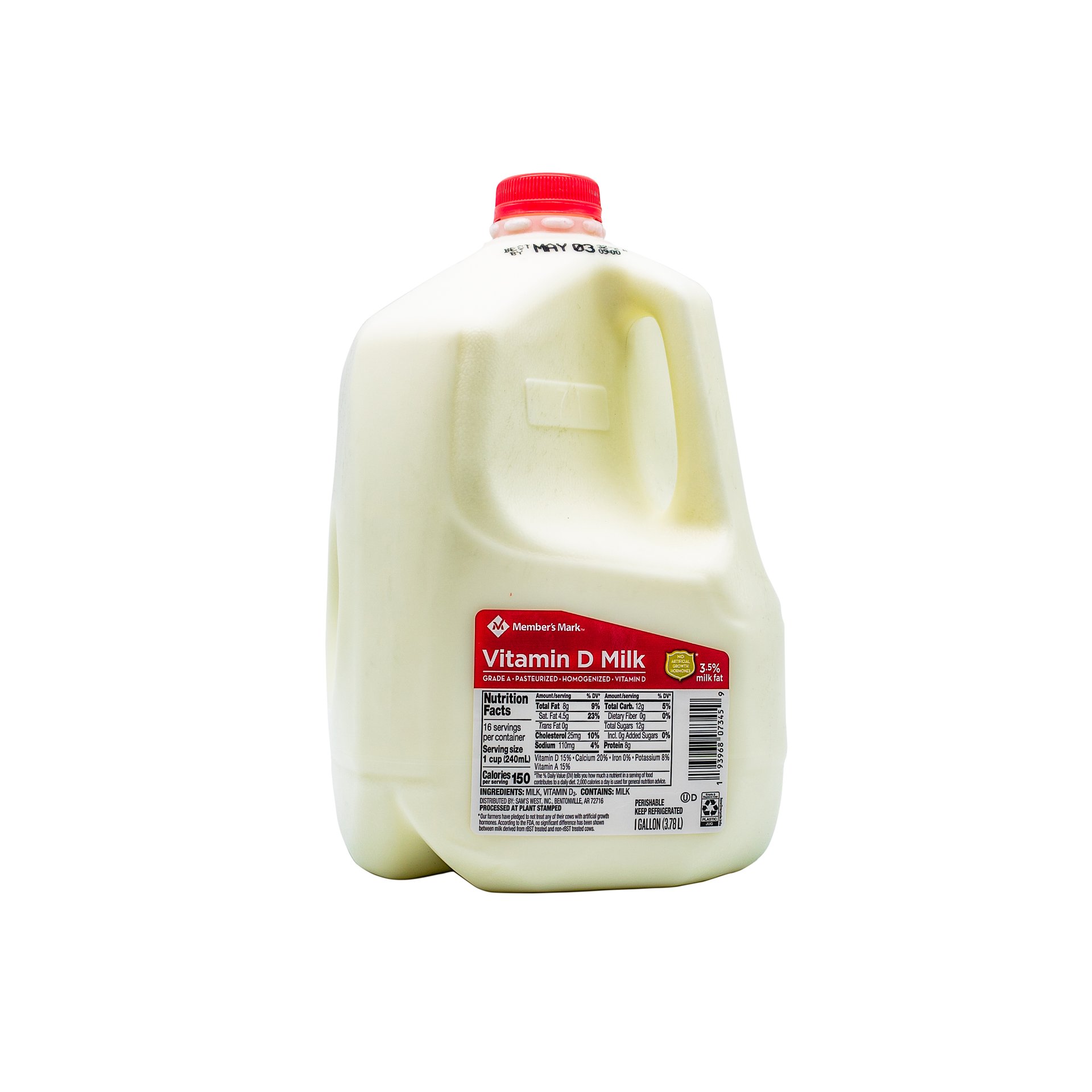 Member's Mark Vitamin D Whole Milk (1 gal.) - Sam's Club