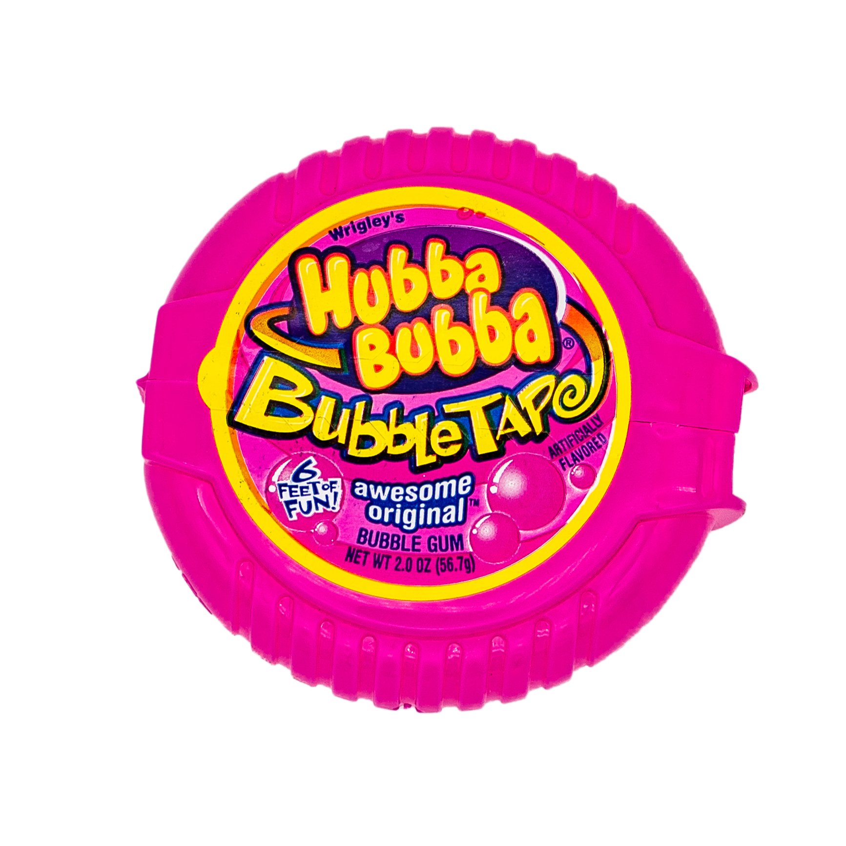 Bubble gum by the foot