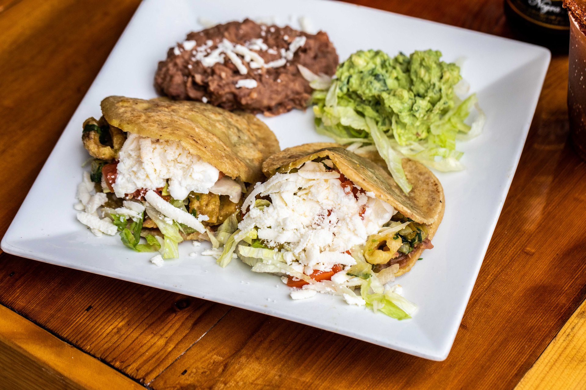 Chicharron Gordita - Food - Pueblo Viejo - Mexican Restaurant in TX