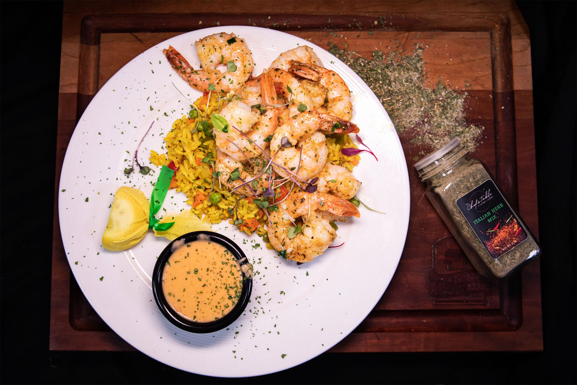 Shrimp Scampi, Lunch & Dinner Menu