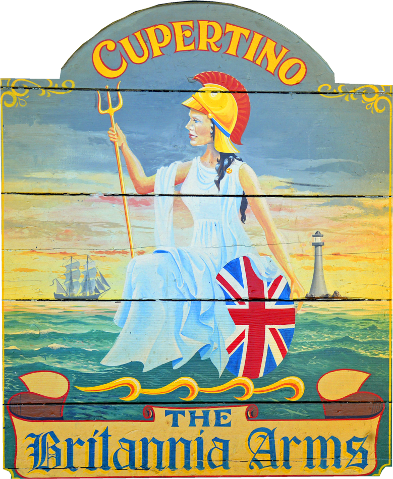 Britannia Arms Cupertino logo
