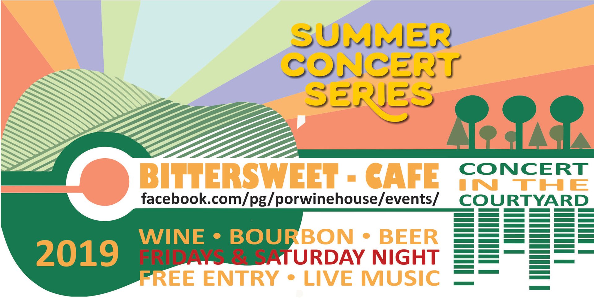 Summer Concerts in the Courtyard Bittersweet Cafe & Confections
