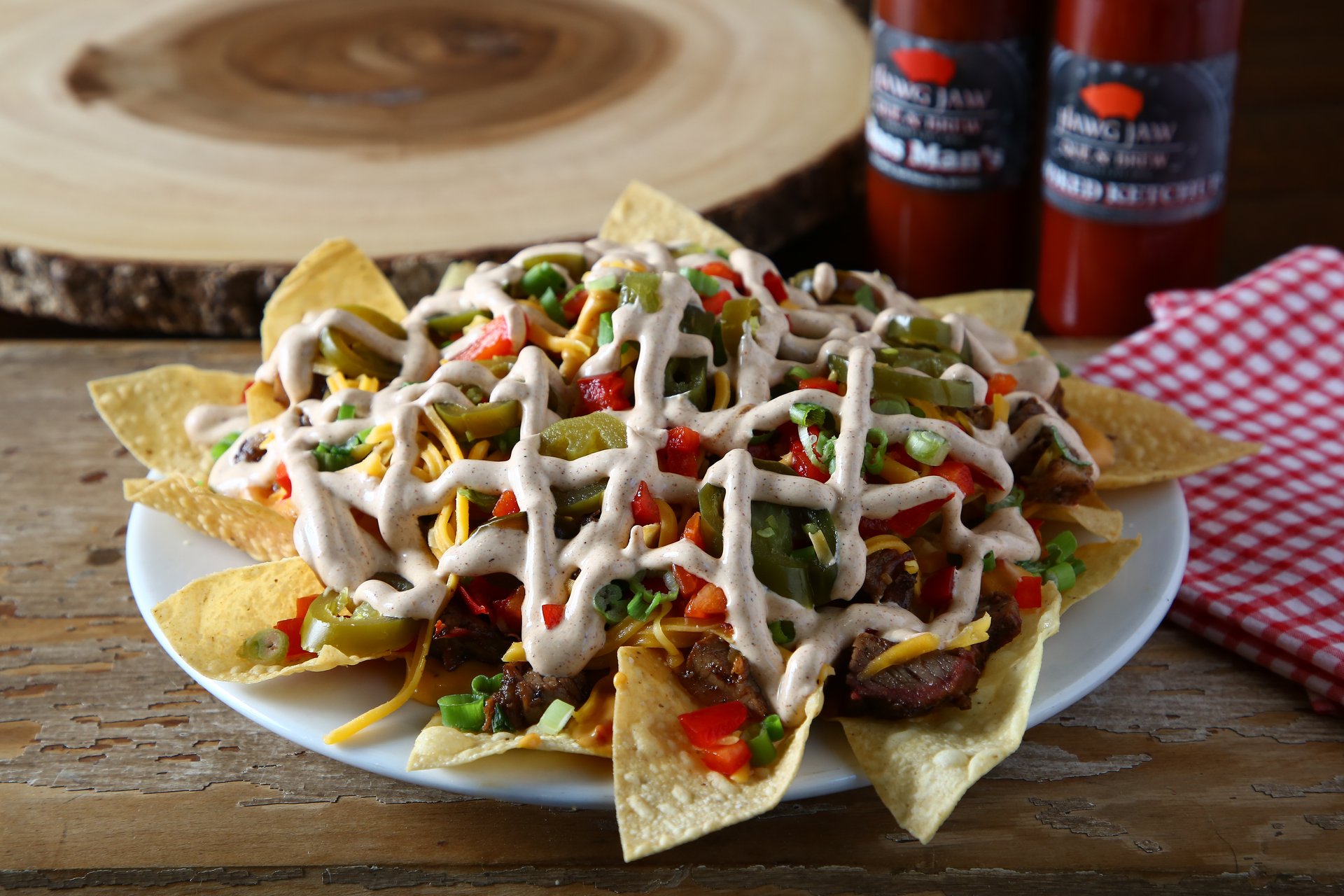 BBQ Nachos - Hawg Jaw Que & Brew - Kansas City BBQ
