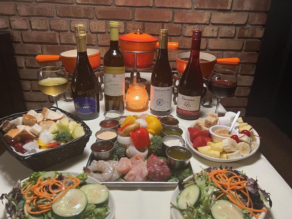 Italian Wine Dinner Geja's Cafe Fondue Restaurant in Chicago, IL