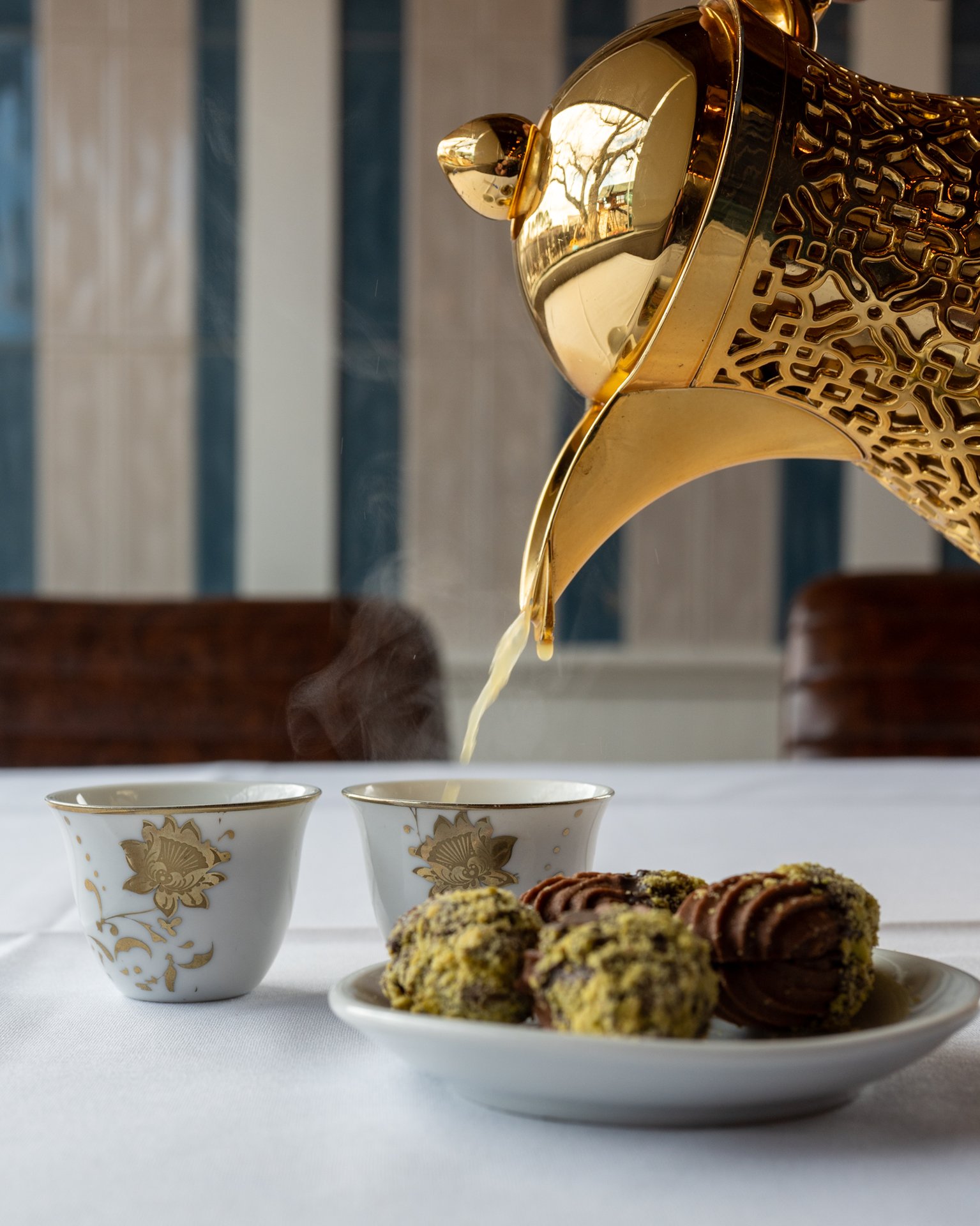 Saudi Coffee (Qahwa) - La Pasha Lounge & Grill - Mediterranean
