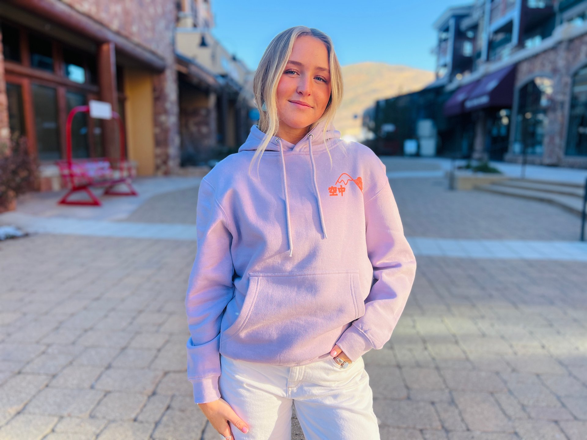 ★MAINBOOTH★Healing Area Hood T-Shirt(LAVENDER)★正規品 Hooded Sweatshirt: Lavender (FT) – HAALA Denim