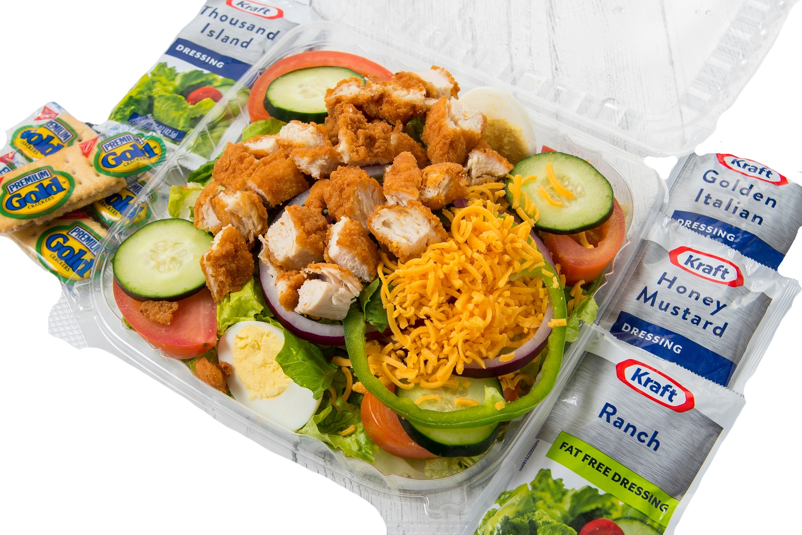 CHICKEN TENDER SALAD - Dairy Bar