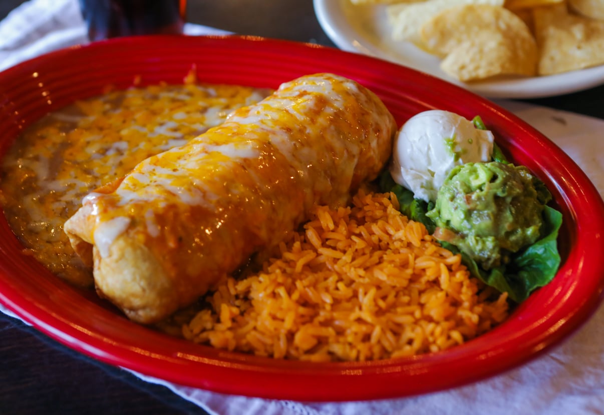 Perfect cheap lunch - Picture of Chimichanga Mexican Restaurant