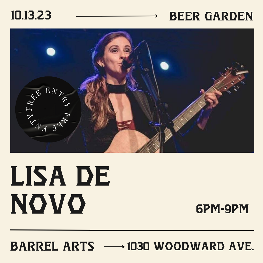 Lisa De Novo Live Performance Heist Brewery and Barrel Arts Heist