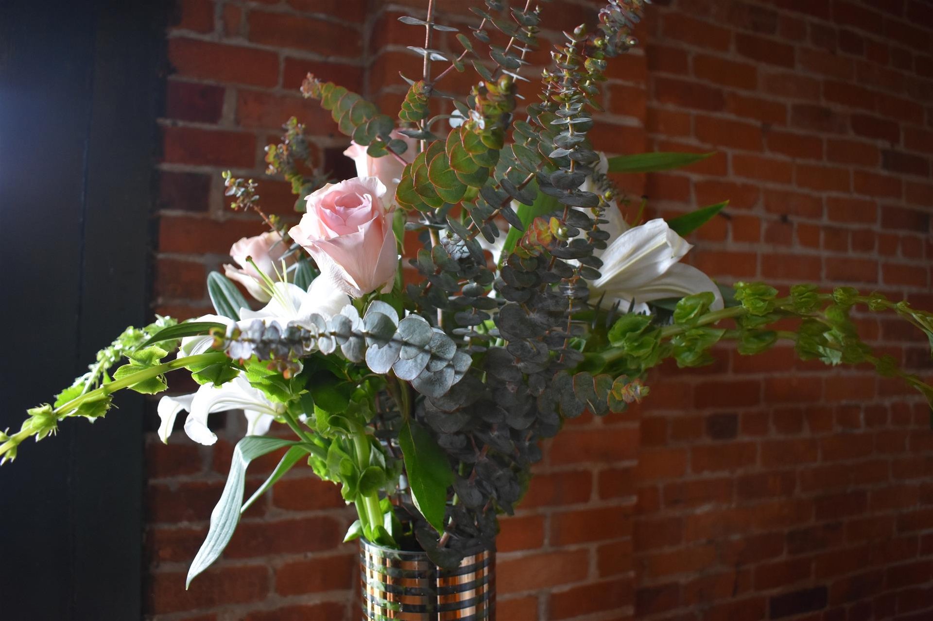 arrangement floral de courbe de Hogarth