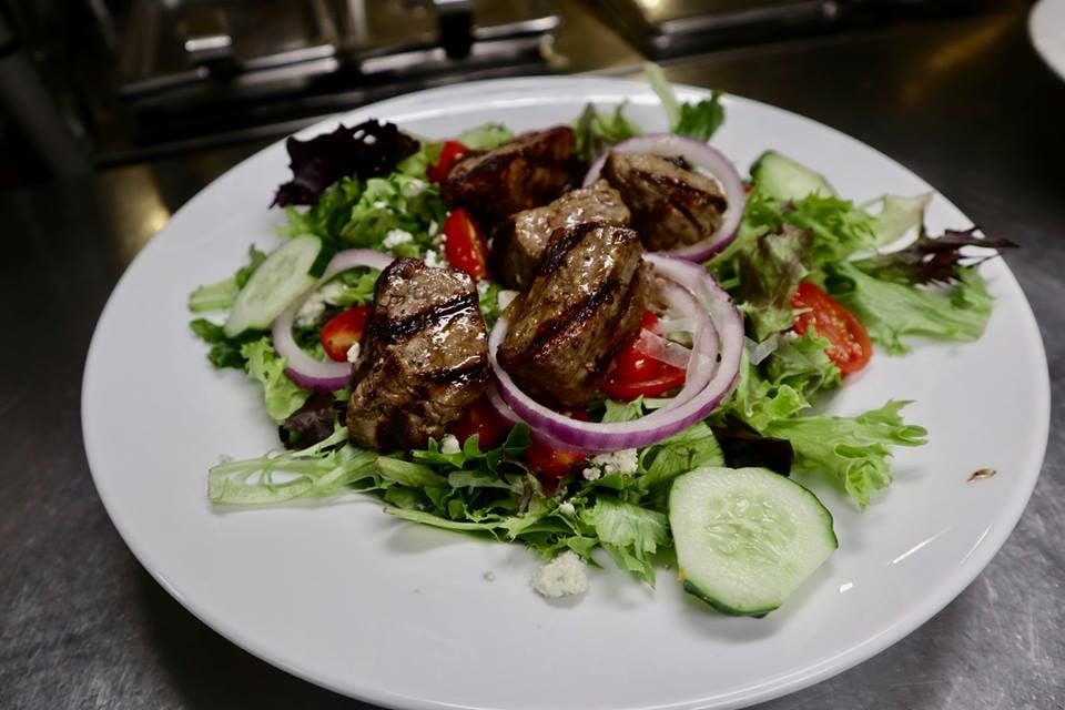 Steak Tip Salad - Pub Menu - Teddy G's - American Restaurant