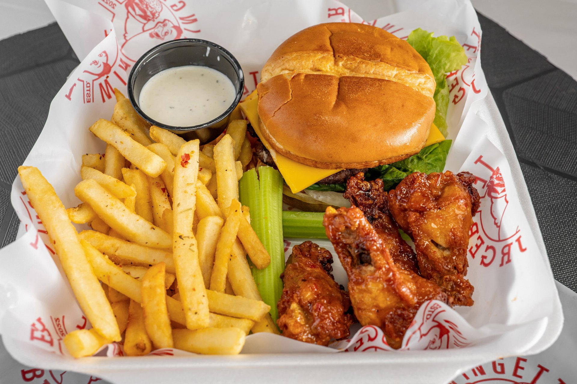 Wingette Burger Meal