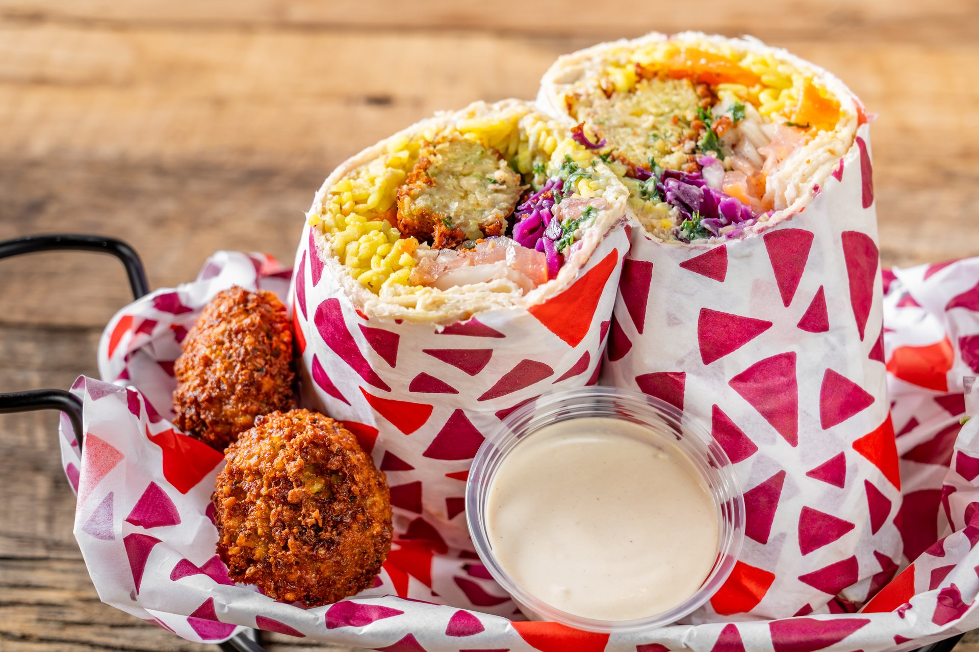 Take your lunch break at Hummus & Pita! The Hummus & Pita Co