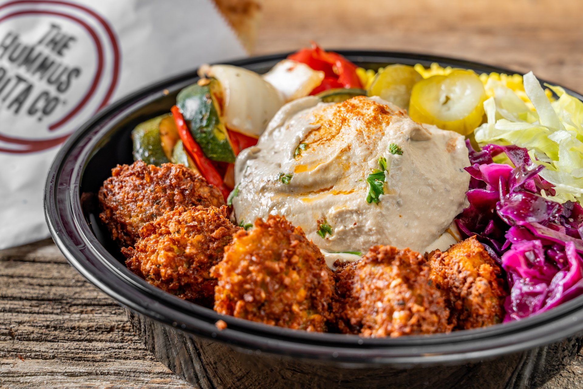 Take your lunch break at Hummus & Pita! The Hummus & Pita Co