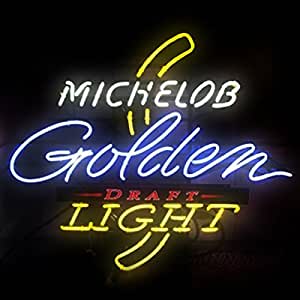 Michelob Golden Draft Light ボトルランプ ネオン管 Michelob Golden Draft Light ボトルランプ ネオン管 Michelob Golden