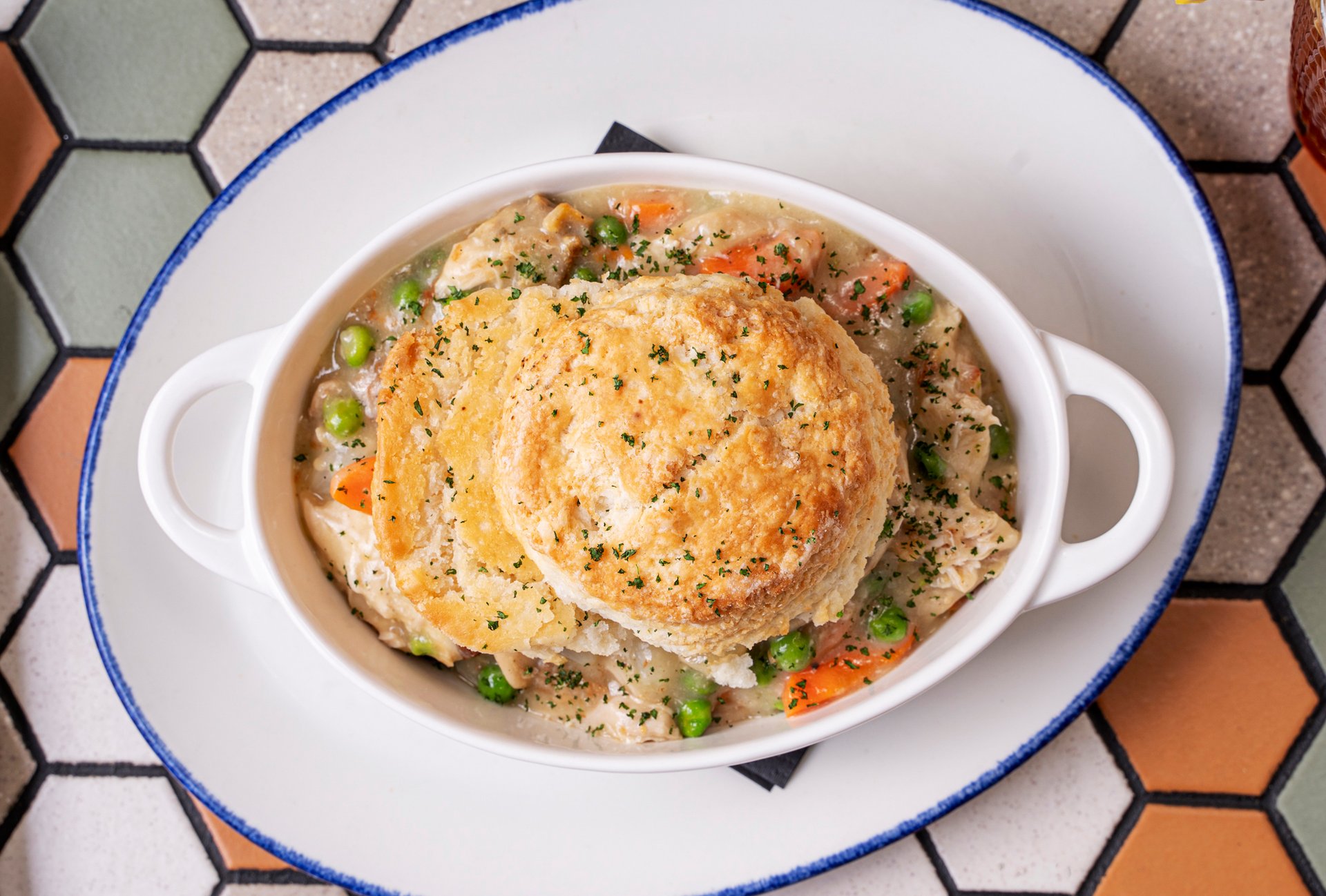 Paige Farmhouse Diner - **Lunch Special** Chicken Pot Pie Biscuit