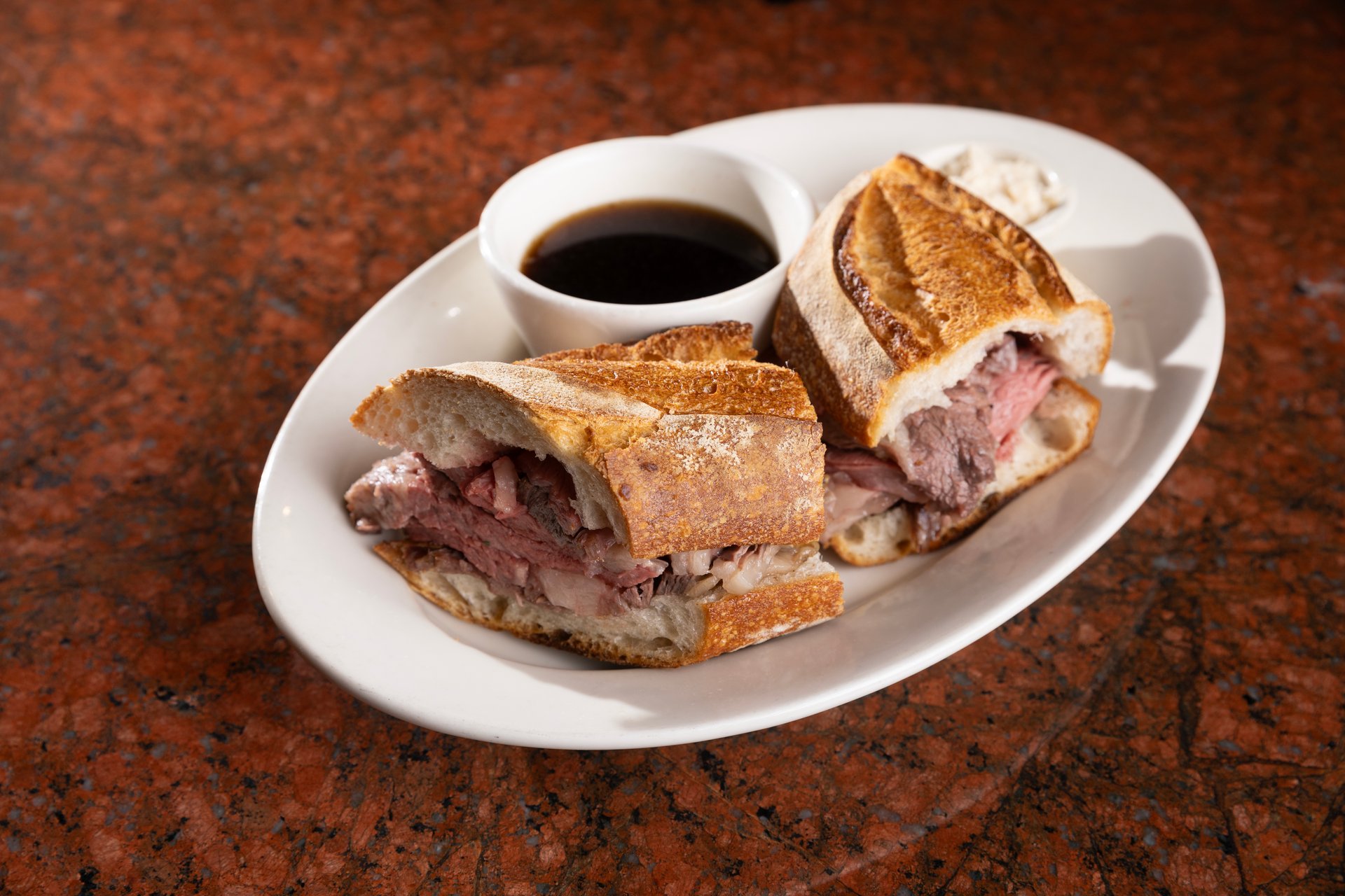 Prime Rib Sandwich Original Joe's San Jose Italian Restaurant