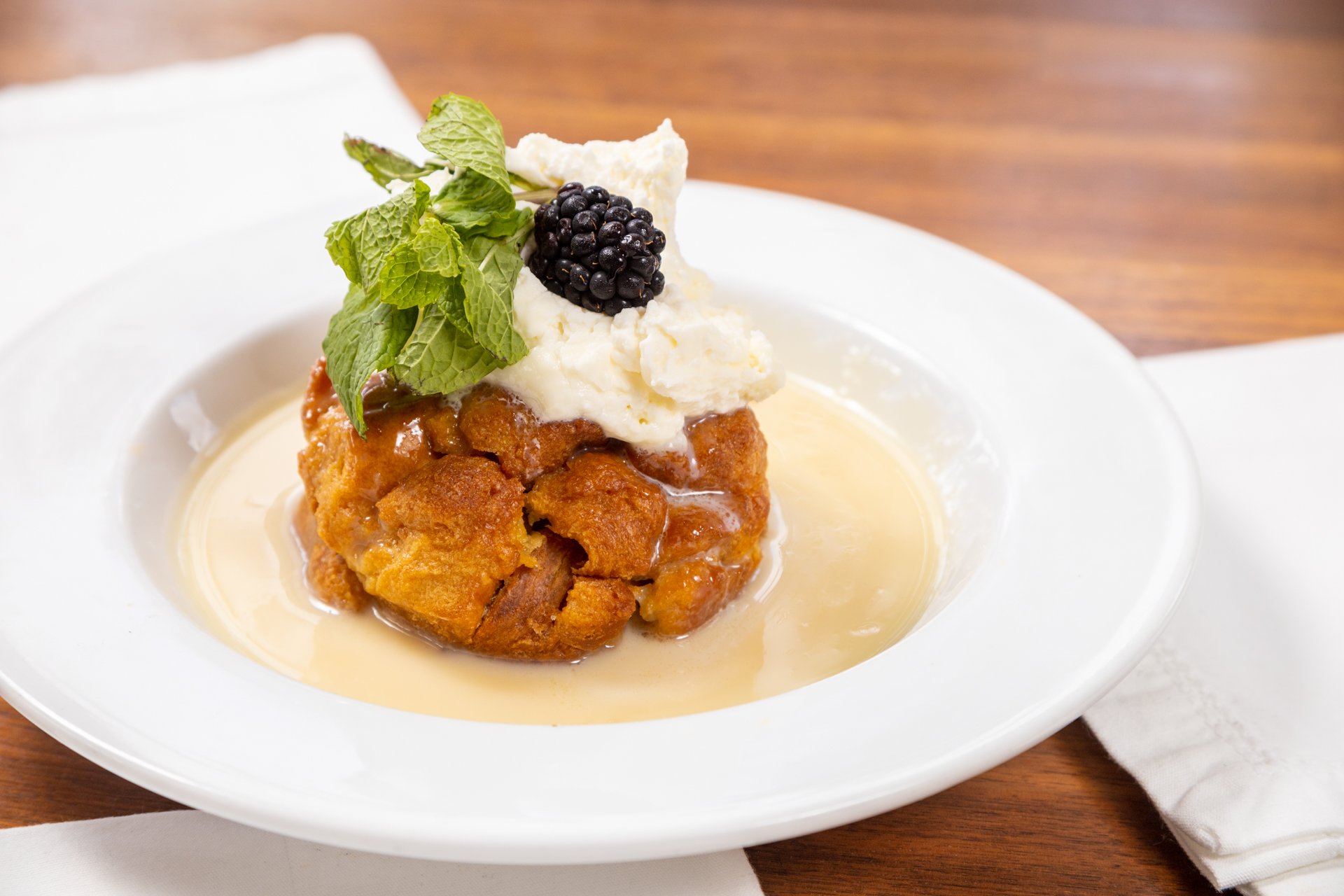 Brioche Bread Pudding Main Menu Street S Fine Chicken