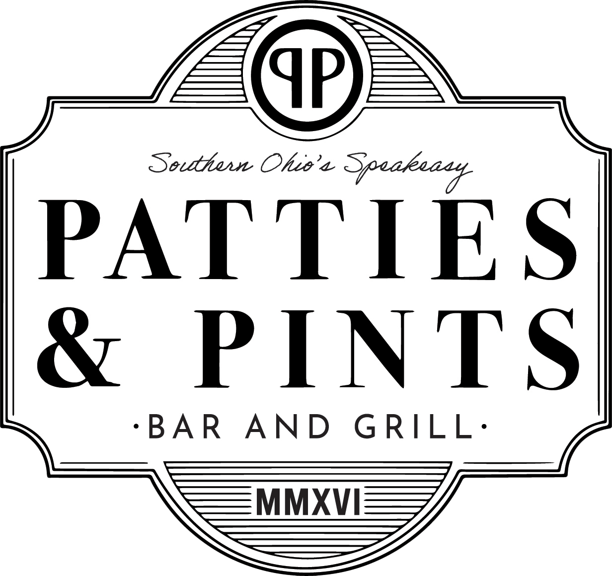 patties & pints logo