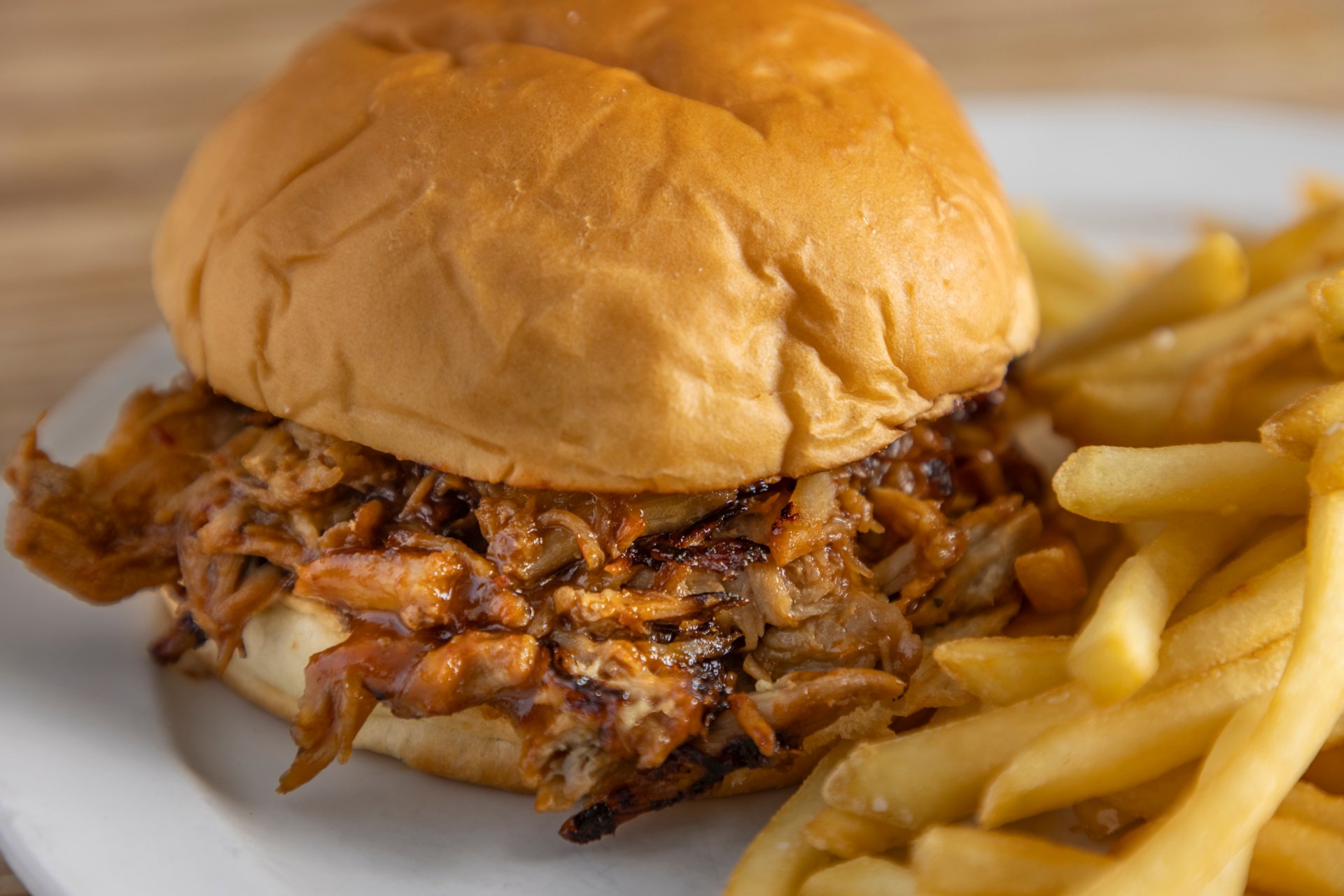 BBQ Pulled Pork Sandwiches –