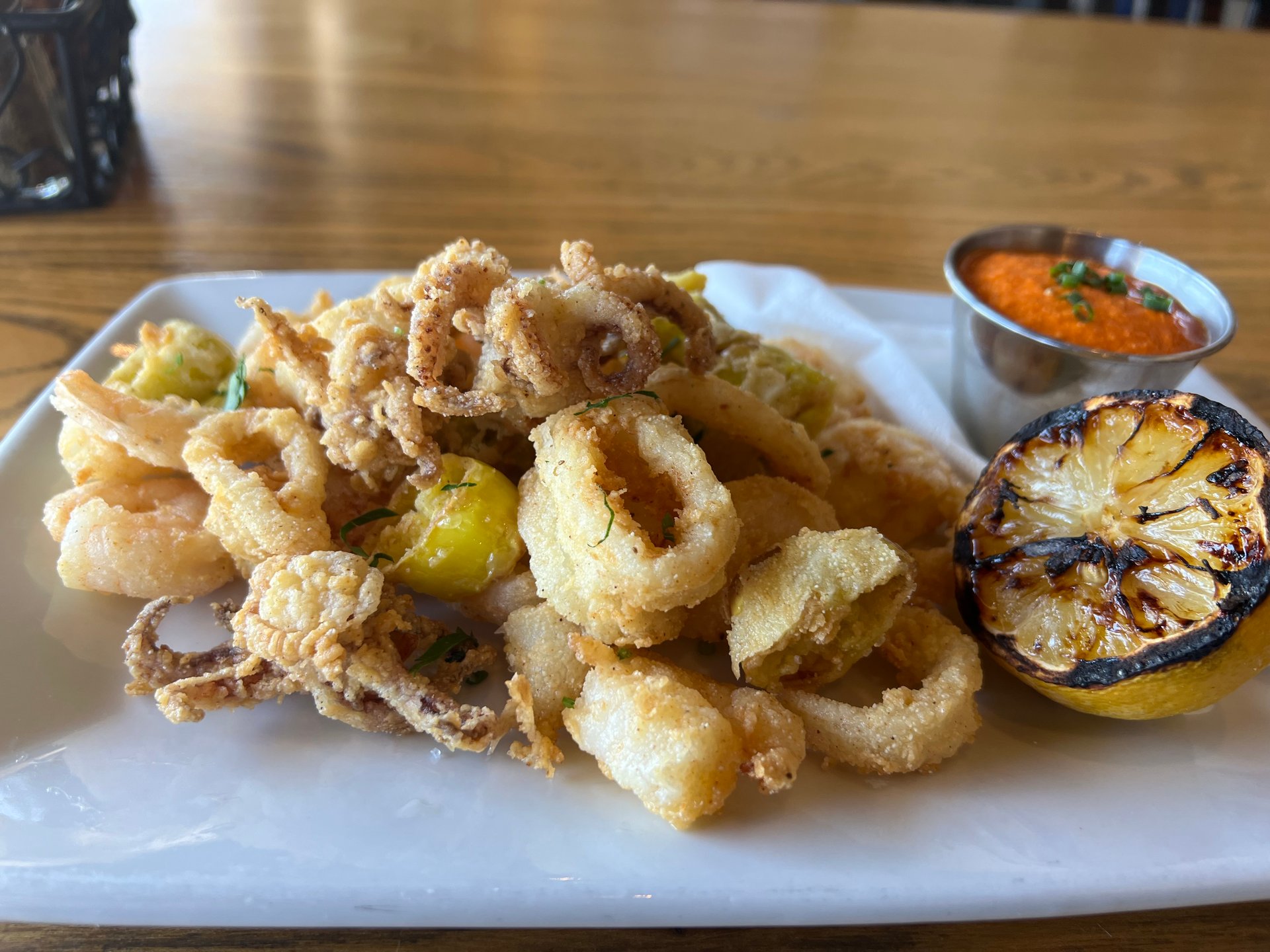 Fritto Misto of Calamari, Lemon and Scallops! - Proud Italian Cook