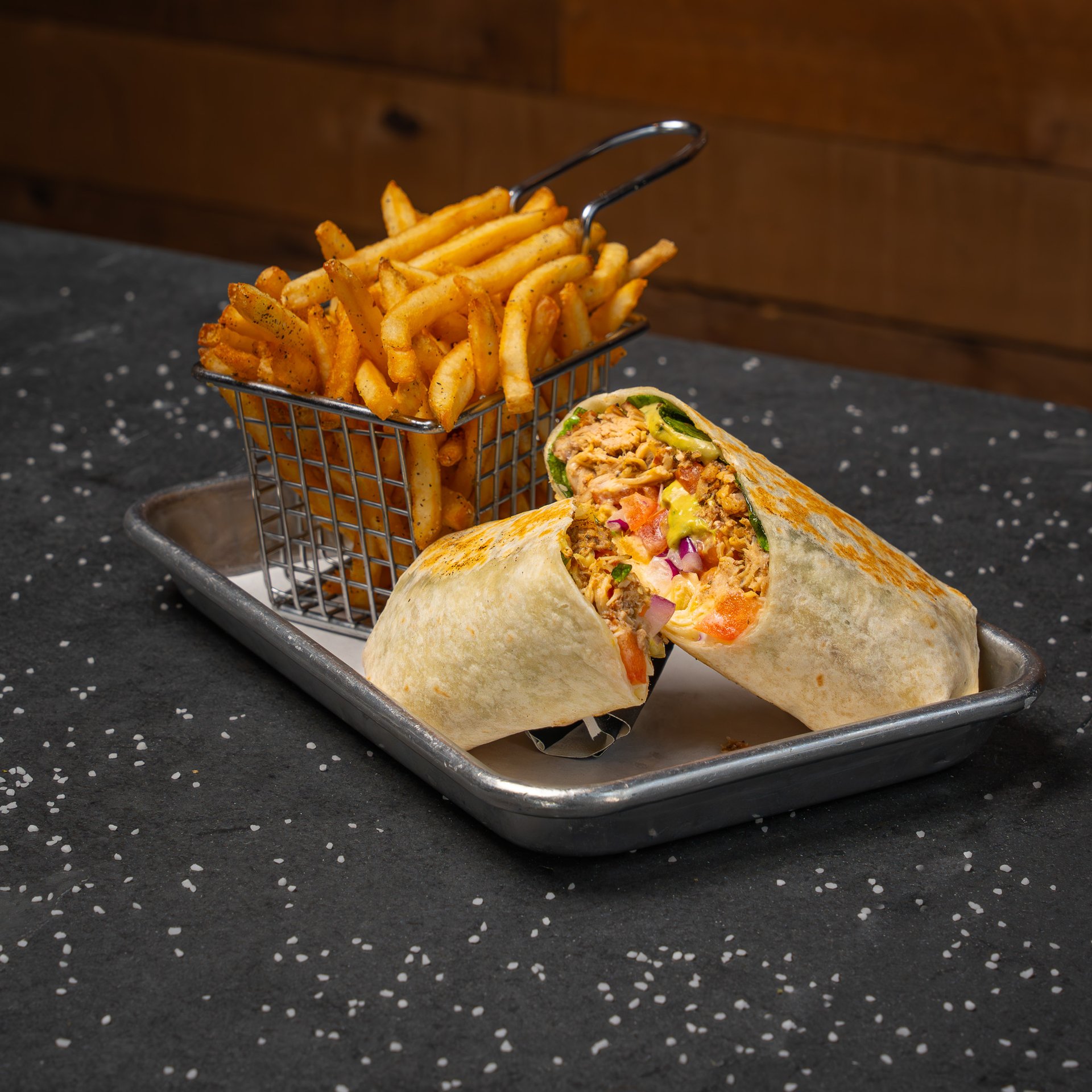 SOUTHWEST CHICKEN CAESAR WRAP - Browndog Barlor & American