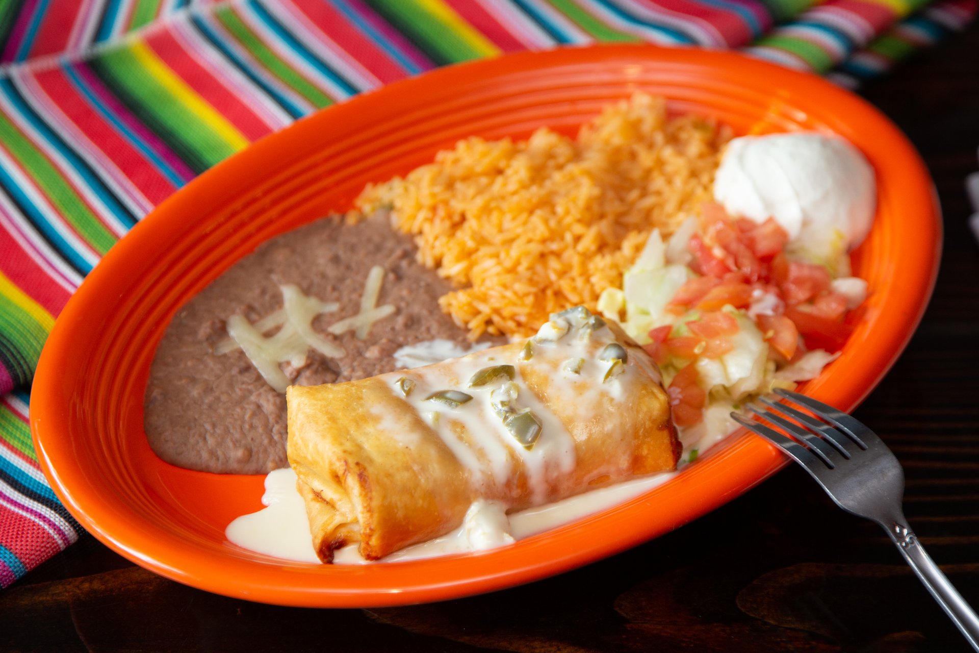 Chimichangas - Lunch/Dinner - El Paso Mexican Restaurants