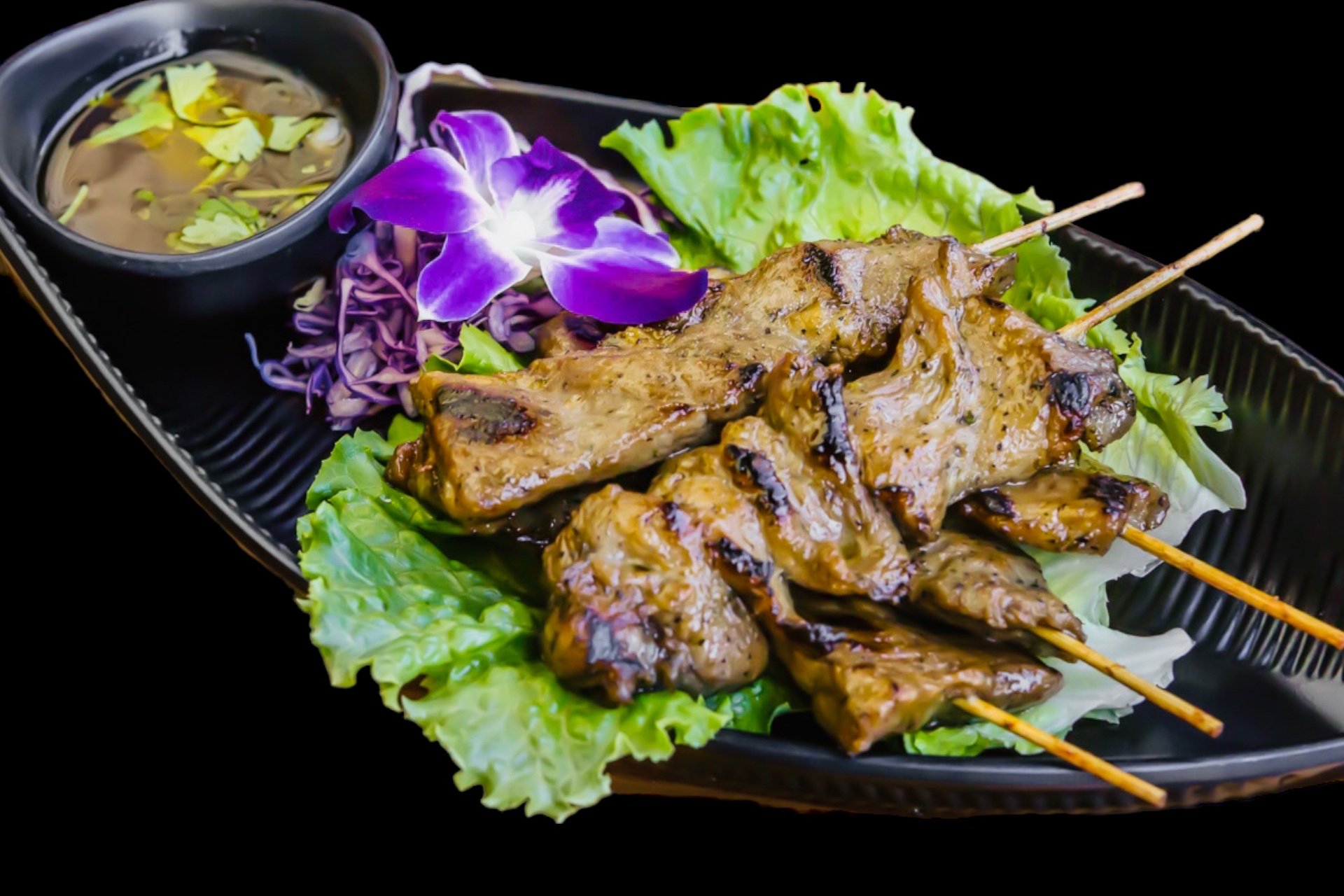 Pork Satay Thai Pork Kebabs Frozen Grill-at-Home Thai Pork Satay W