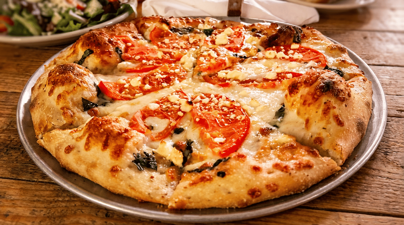 Pizza menu - Enjoy Pizza, Burgers, Fresh Salads and a selection of