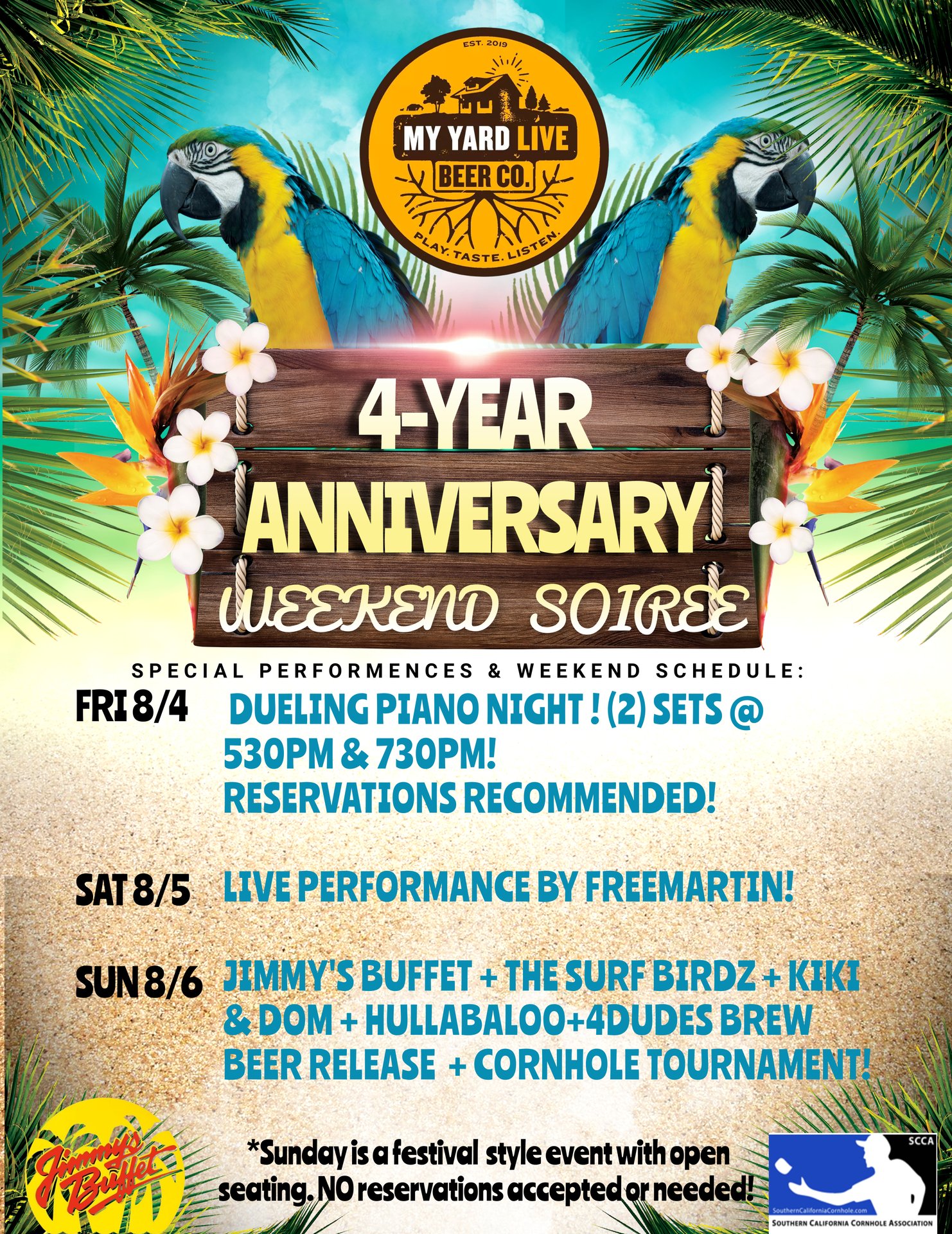 MYL Beer Co. 4-Year Anniversary Soiree!!!!!!!! - My Yard Live