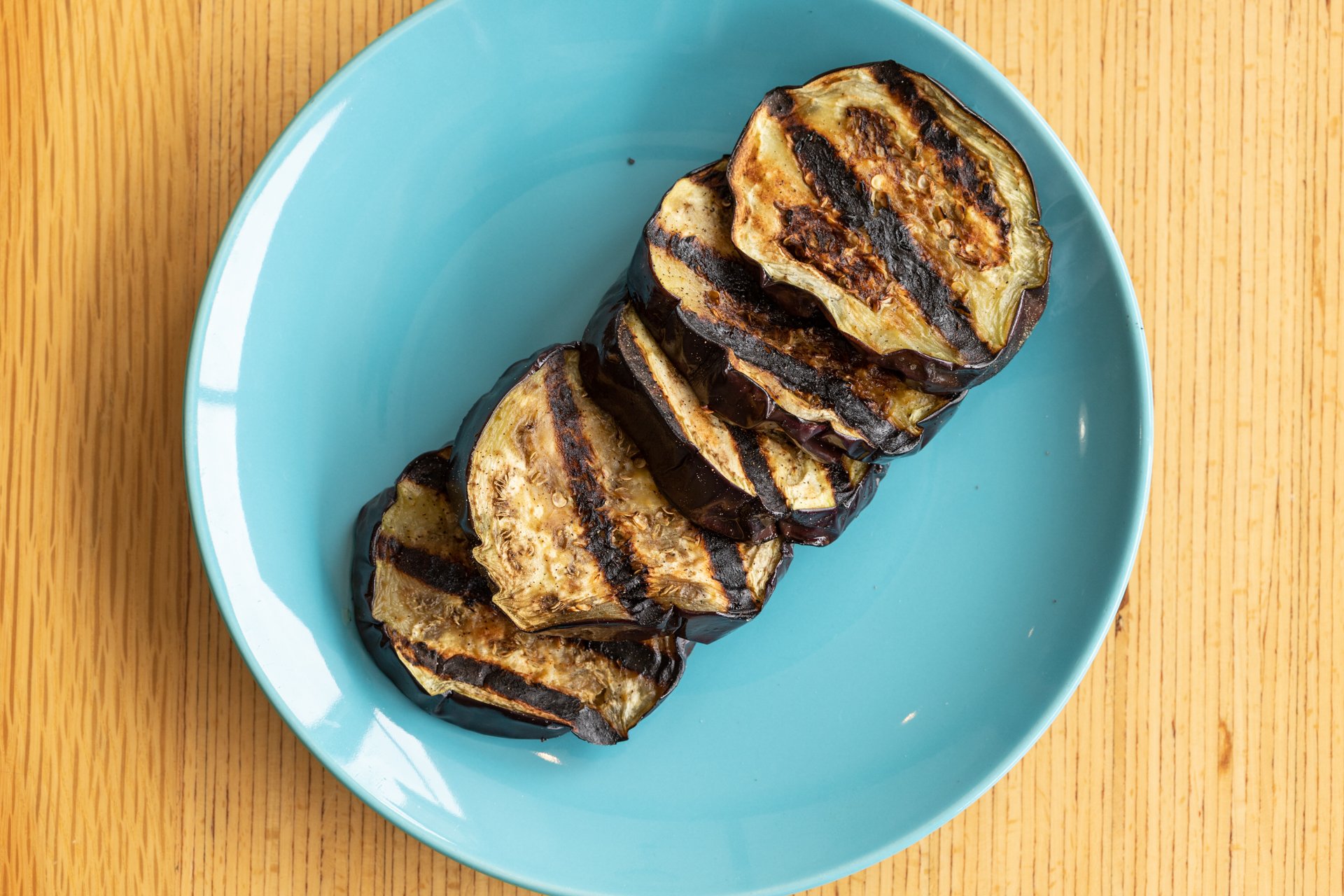 Grilled Eggplant Slices Roasted Cubed Eggplant Eggplant Cubes