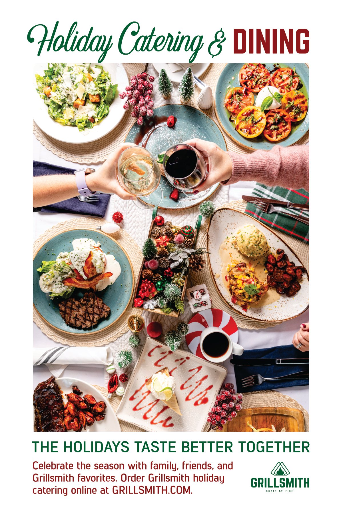 a complete guide to holiday catering for restaurants:... Holiday Dining and Catering - Grillsmith: Craft By Fire
