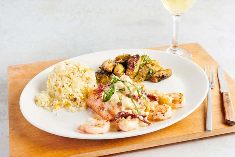 Mediterranean Wild Shrimp & Salmon - Grillsmith: Craft By Fire