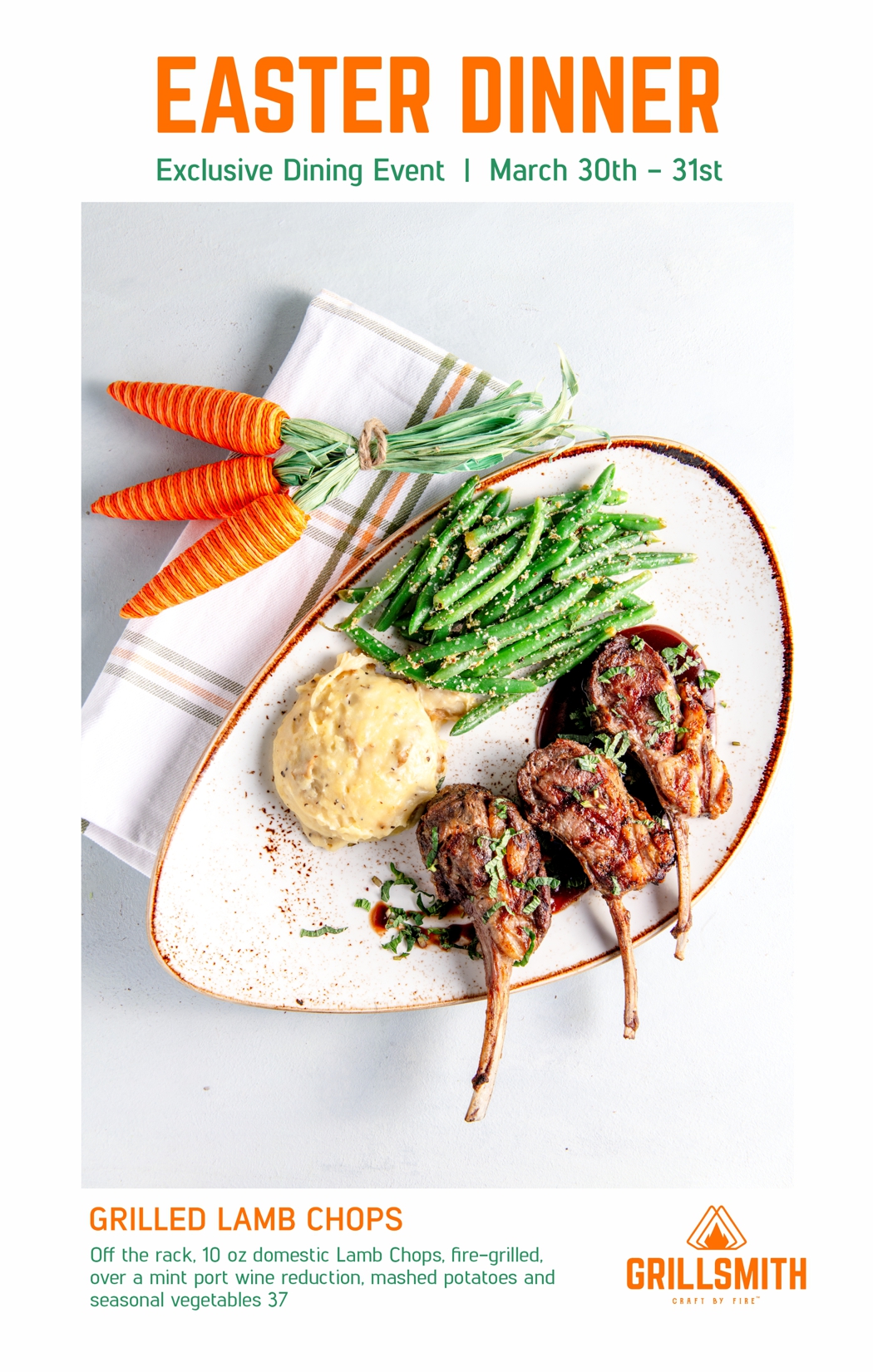 Easter Dinner Grillsmith Craft By Fire