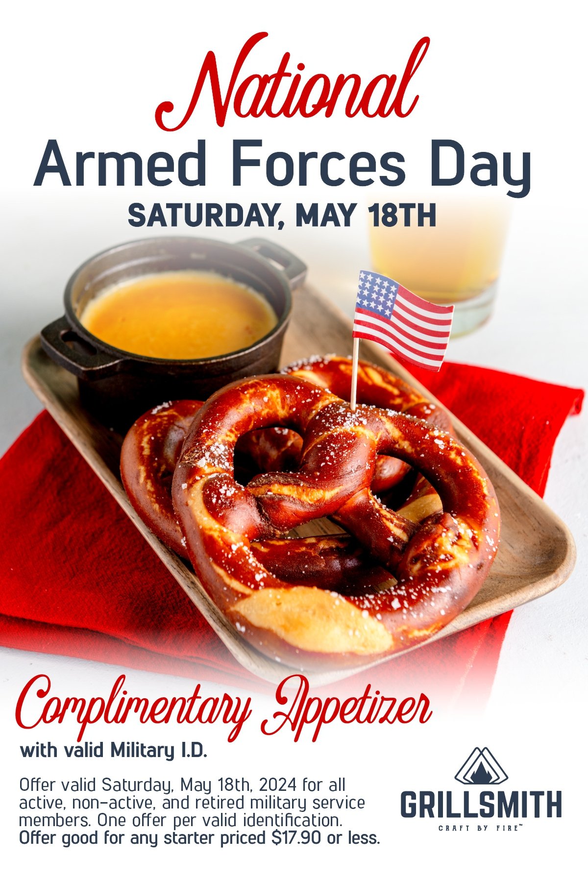 National Armed Forces Day Grillsmith Craft By Fire