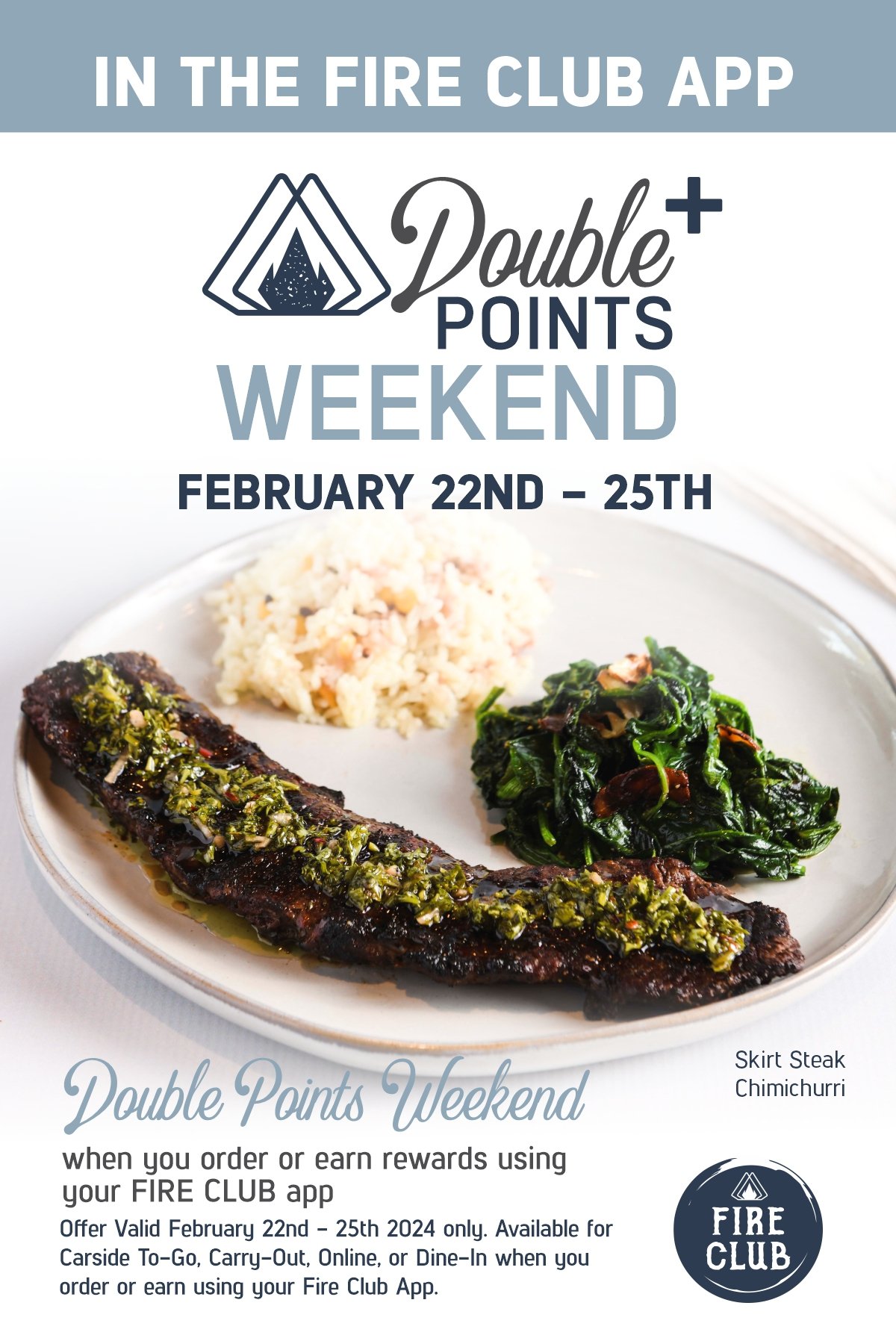 Double Points in The Fire Club App Grillsmith Craft By Fire