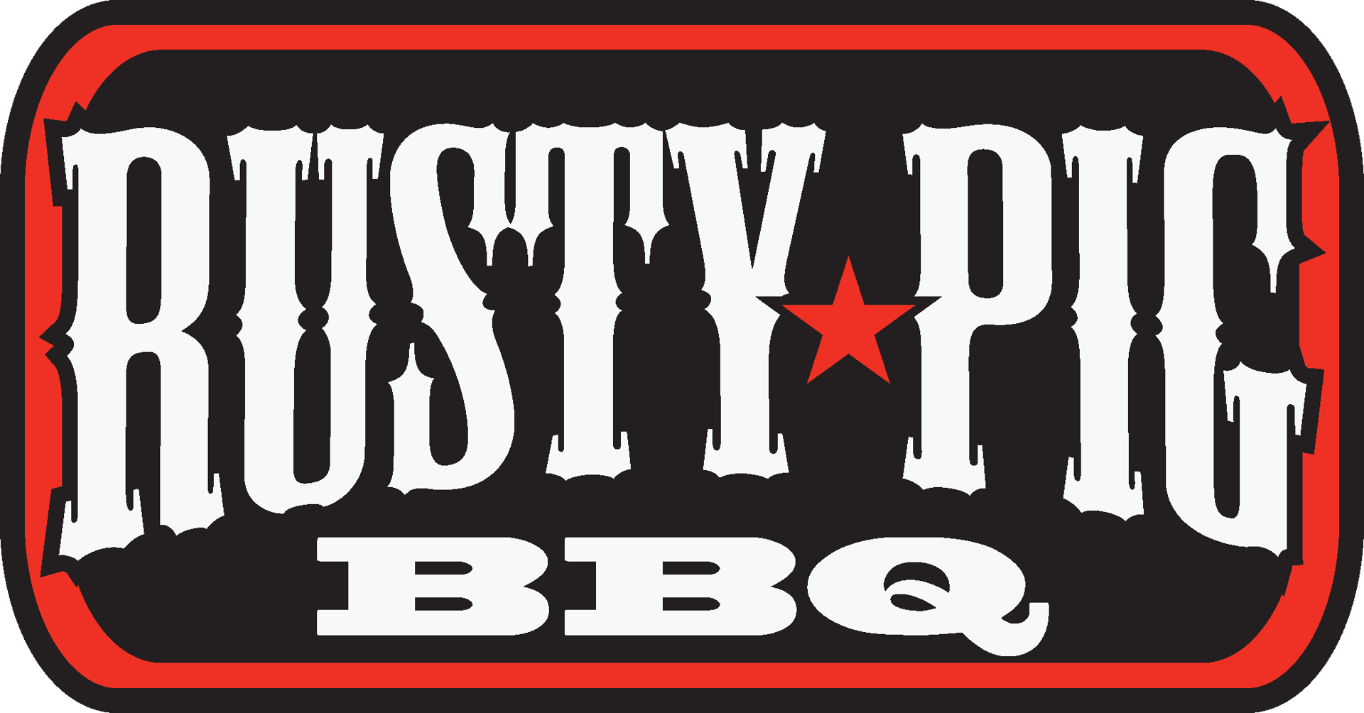 Rusty pig bbq top