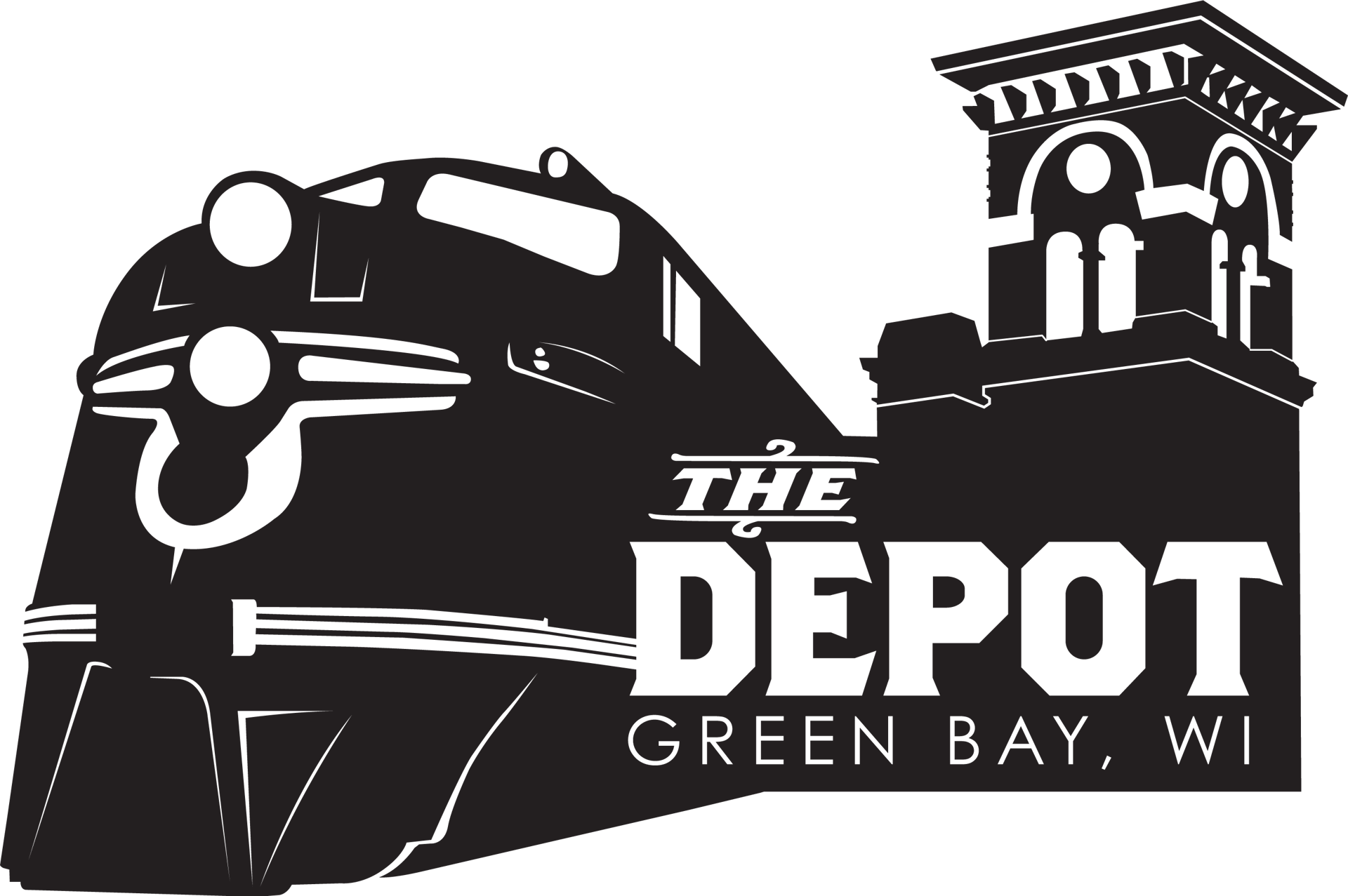 The Depot train & clocktower