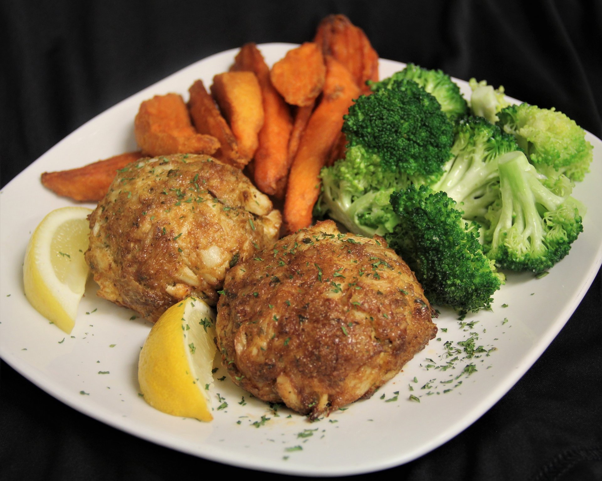 Jumbo Lump Crab Cakes - Dinner Menu - Hudson's At Main Street- Restaurant  in Columbus, GA