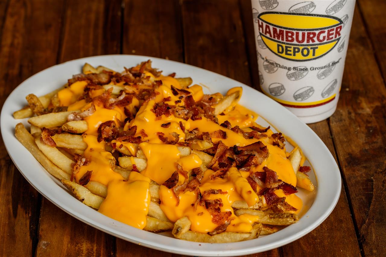 Bacon Cheese Fries Our Menu Hamburger Depot Restaurant in TX