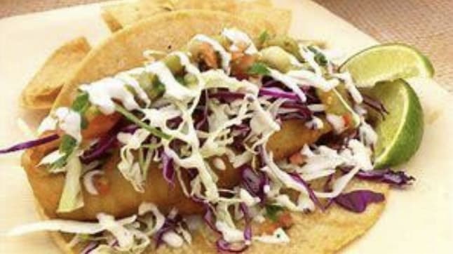 Baja Fish Tacos Menu Tequila Frogs Restaurant In Old Orchard Beach Me