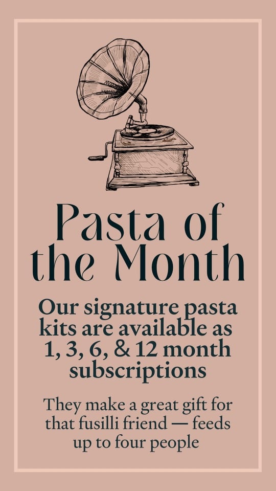 Pasta of the month Logo