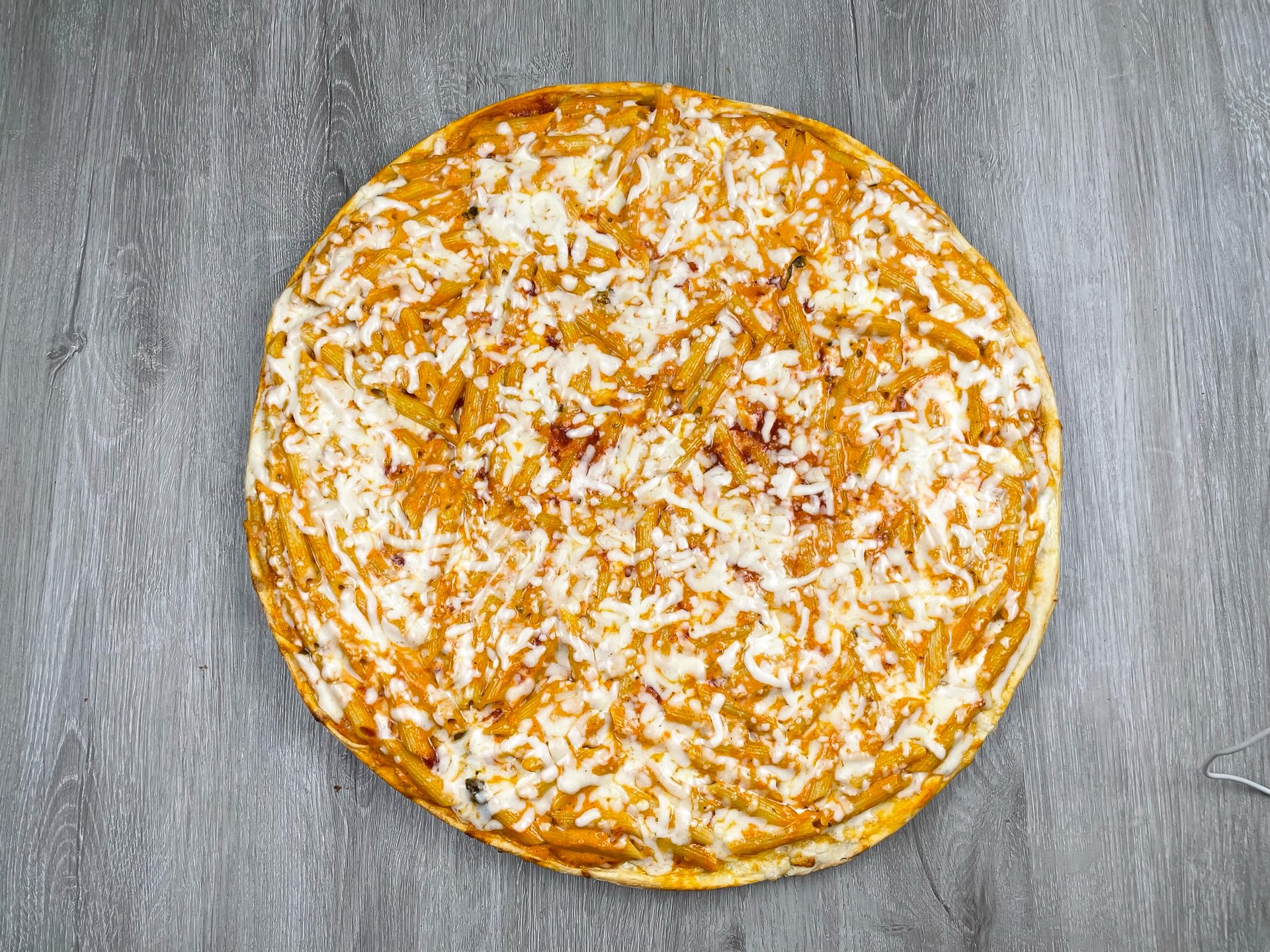 Baked Ziti Pizza - Lenny's Pizzeria & Trattoria - Italian and