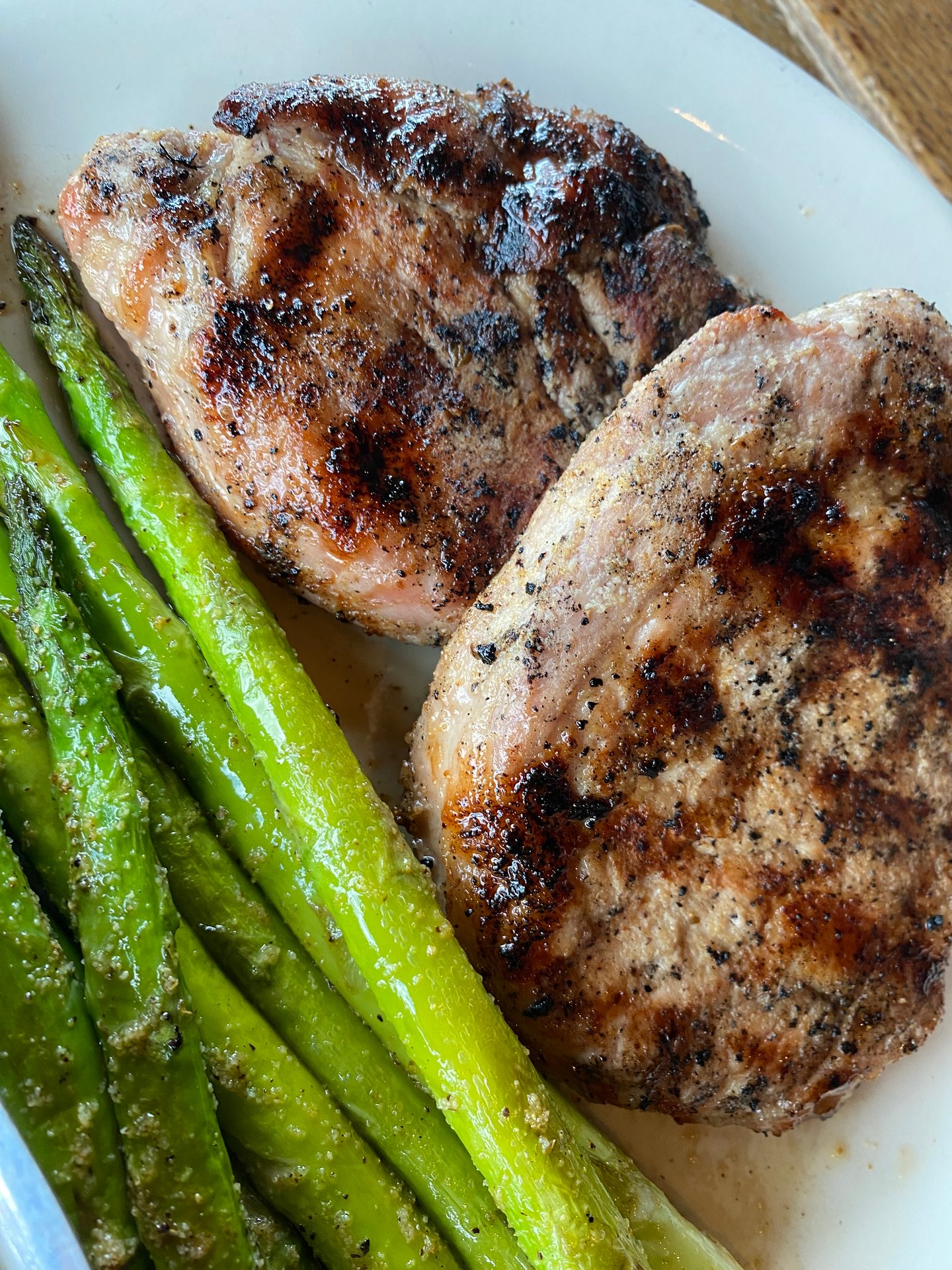 Bbq Pork Loin Iron Skillet Pork Chops In Oven Cooking Time Pork
