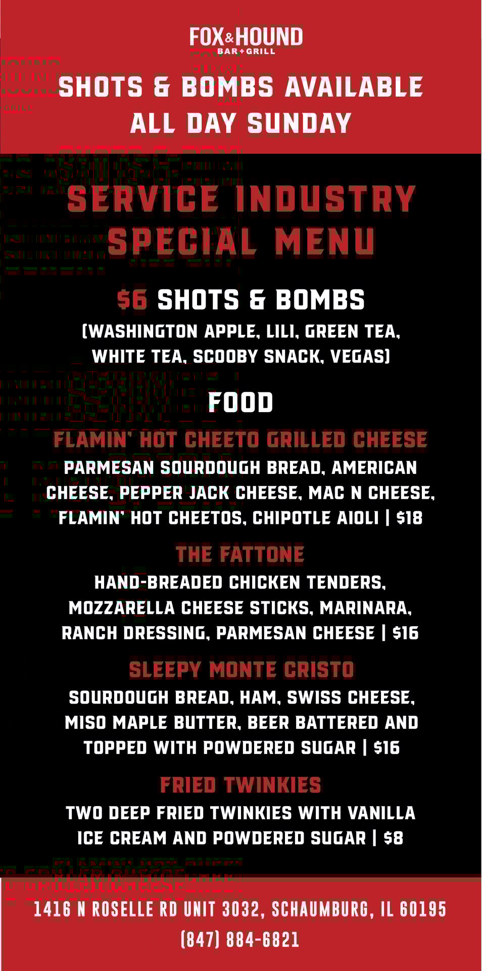 Schaumburg Industry Night Fox & Hound Bar & Grill