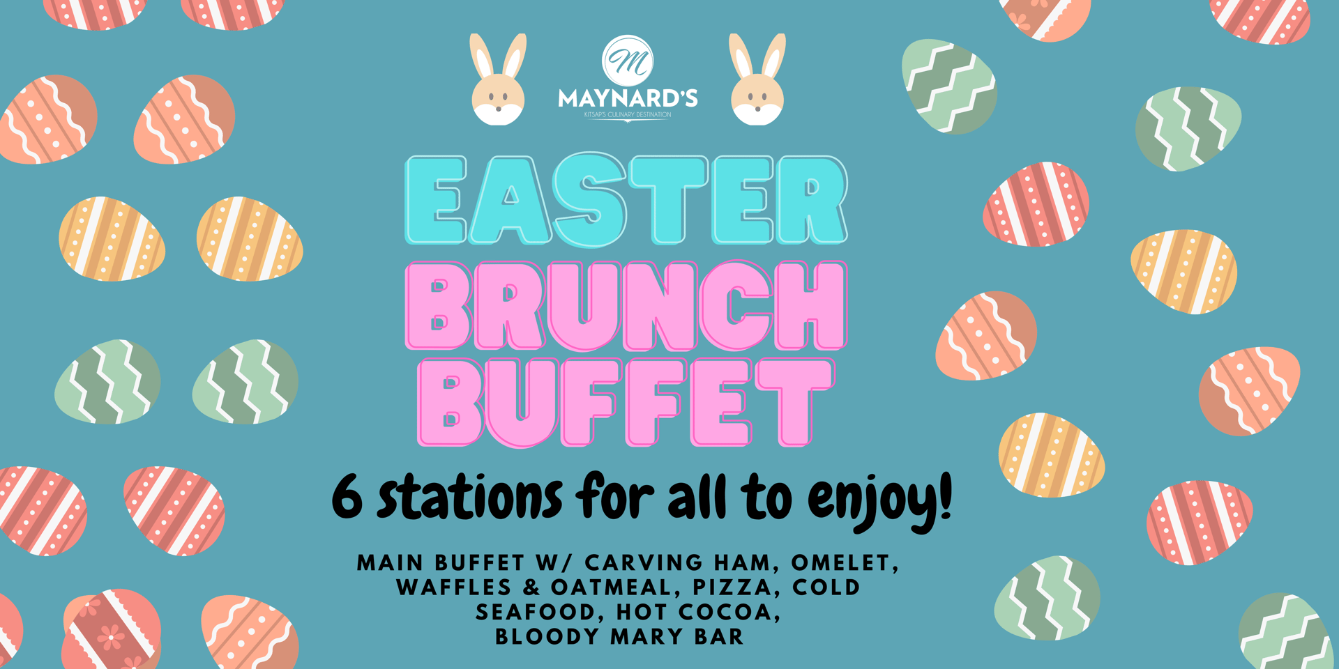 Easter Brunch Buffet at Maynard's Maynard's Restaurant