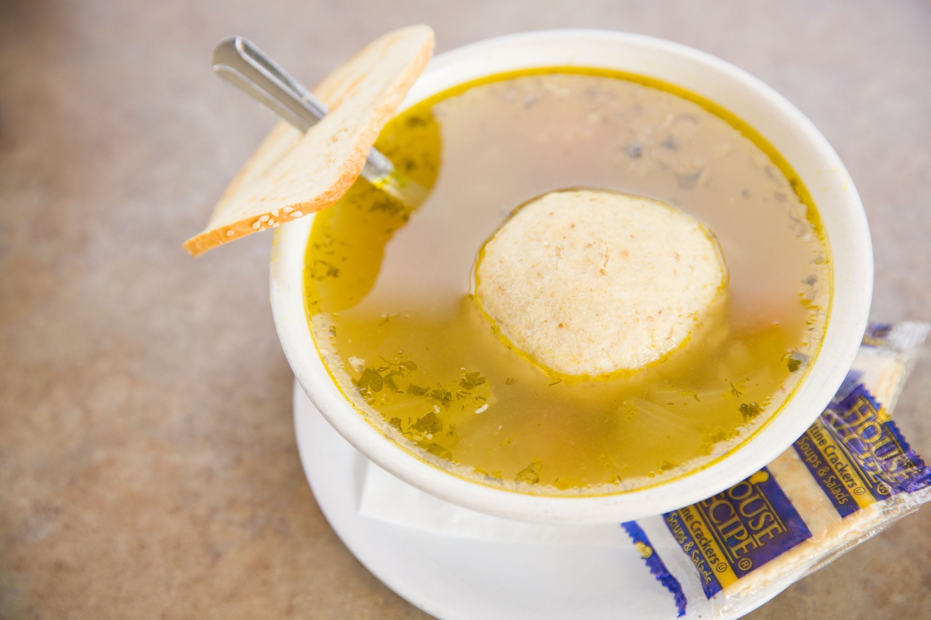 Matzo Ball Soup - Main Menu - Lovi's Deli - Delicatessen in