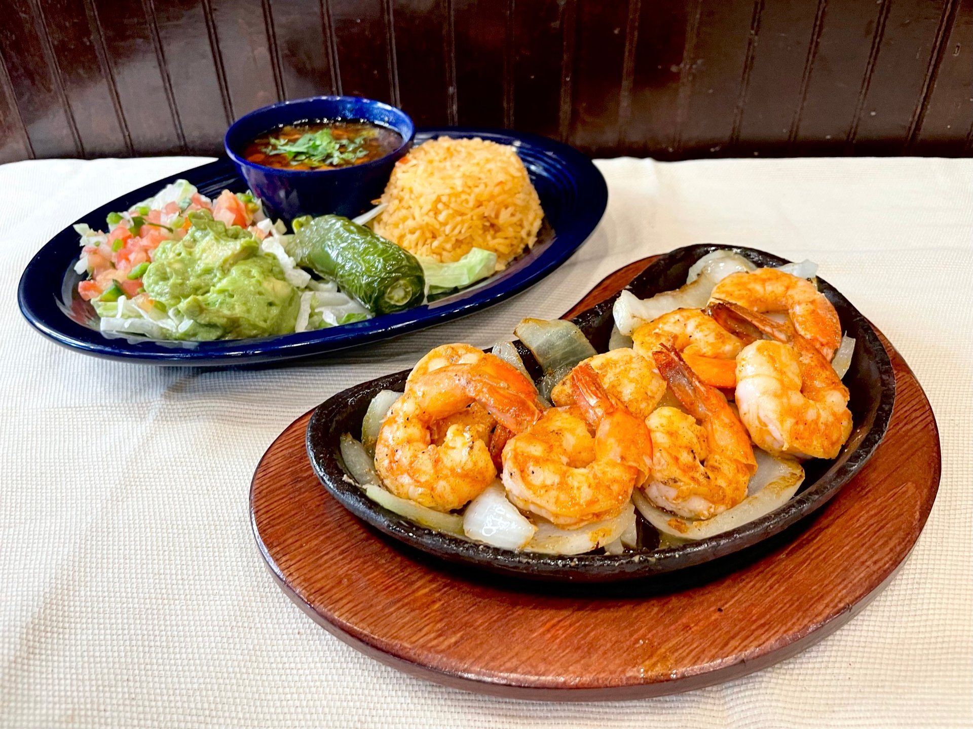 Shrimp Fajitas - Dinner at the Zoo