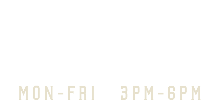 Bulls Eye Bar Happier Hours: Mon - Fri | 3PM - 6PM