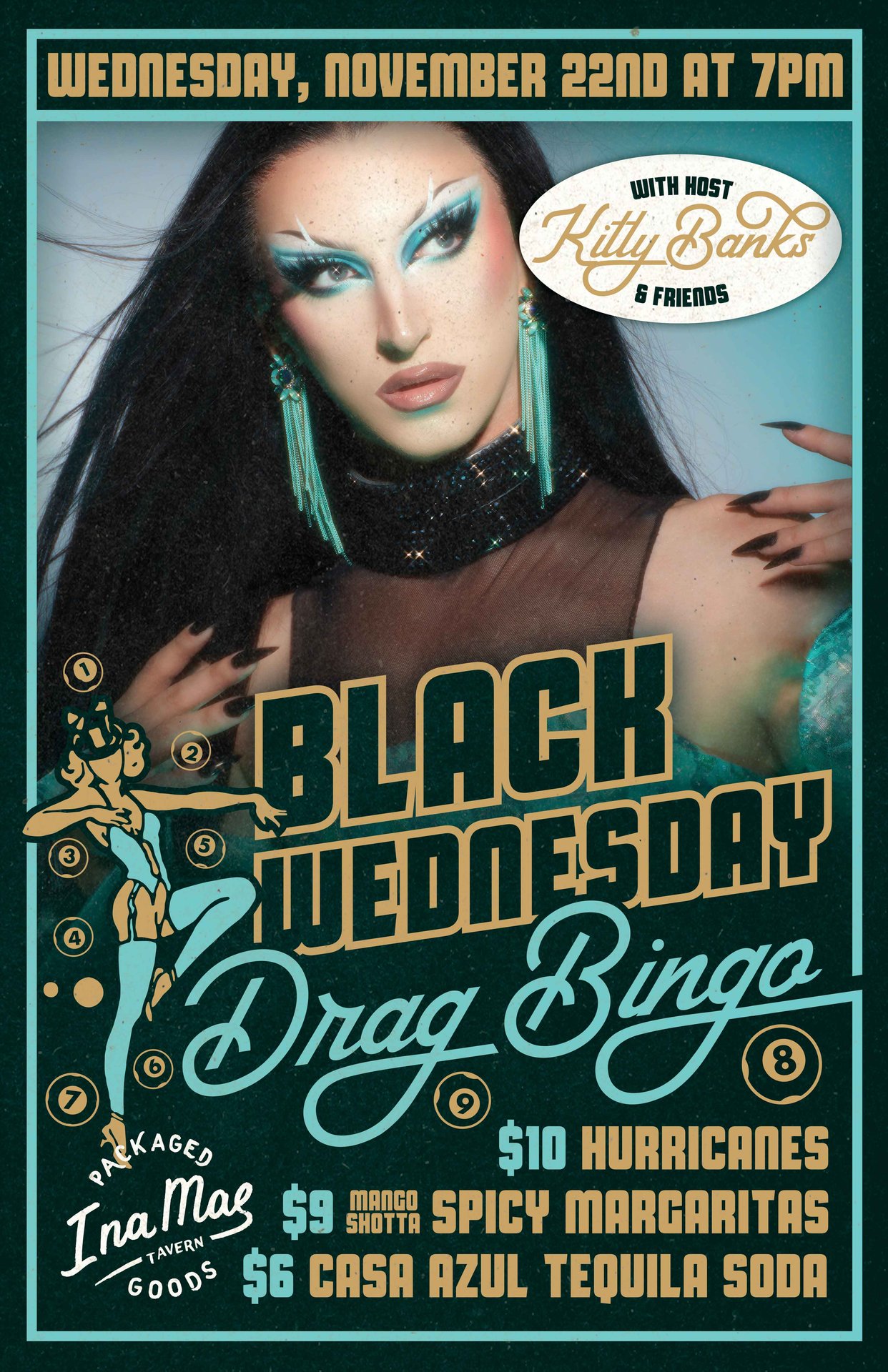 Black Wednesday Drag Bingo - Ina Mae Tavern & Packaged Goods - Southern ...